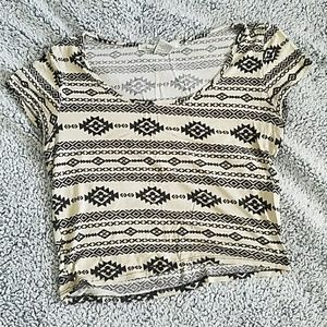 Aztec crop top